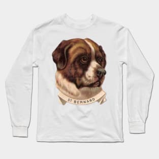 St Bernard Dog Long Sleeve T-Shirt